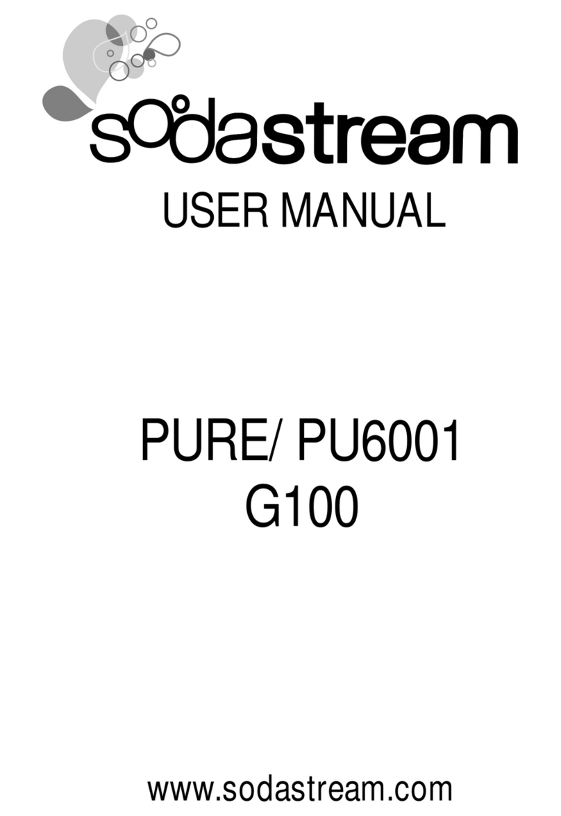 SodaStream PURE/ PU6001 G100 User manual