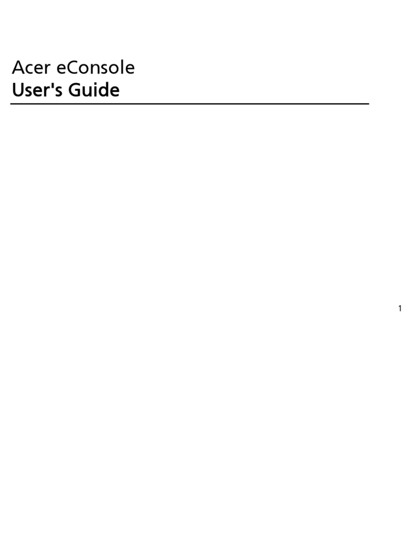 Acer eConsole User manual
