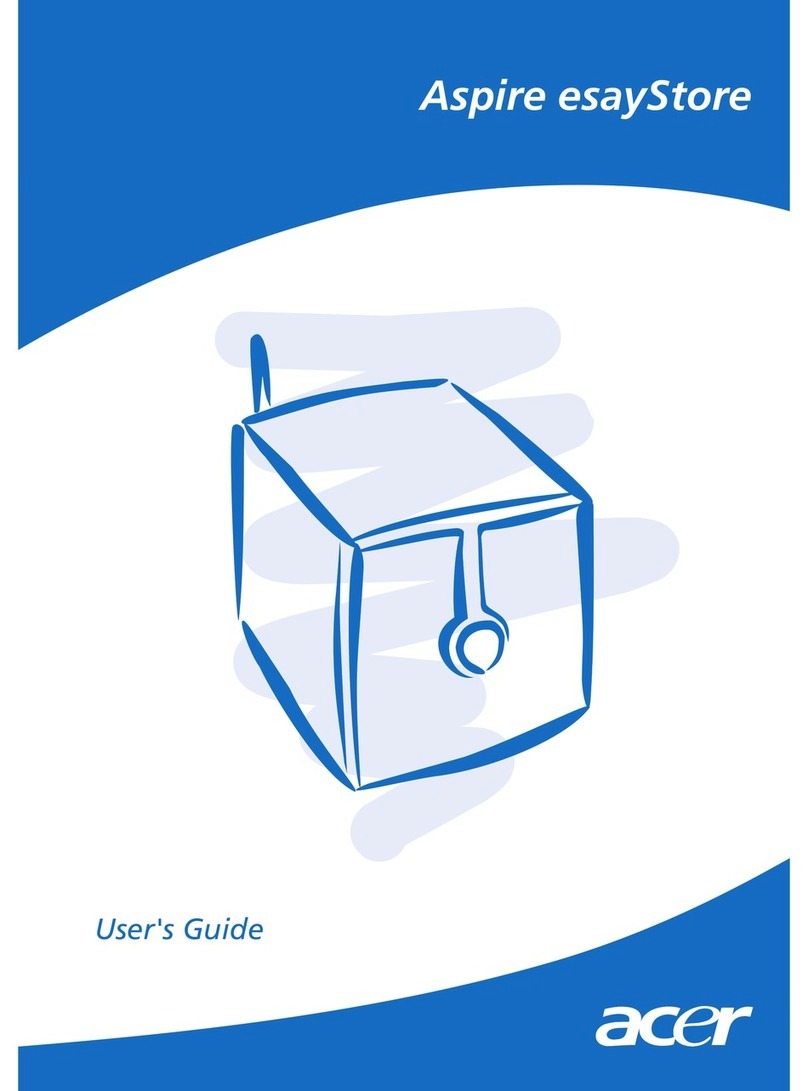 Acer Aspire esayStore user guide