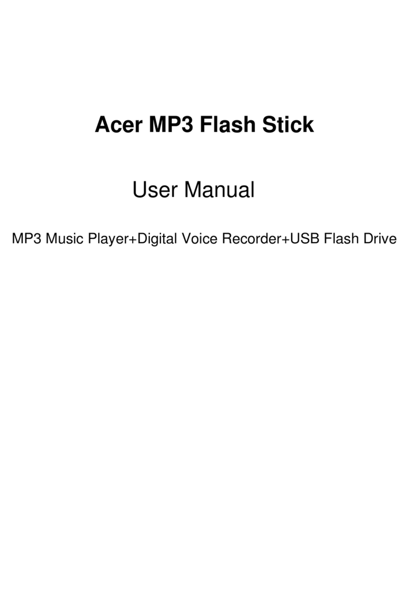 Acer MP3 Flash Stick user manual