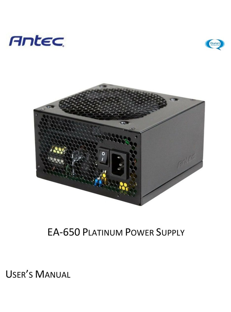 Antec EA-650 PLATINUM User manual