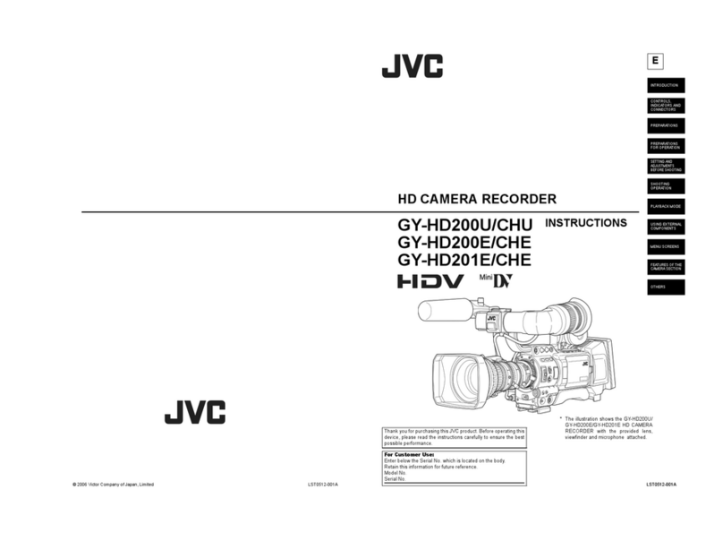 JVC GY-HD200UB - Camcorder - 1080i User manual