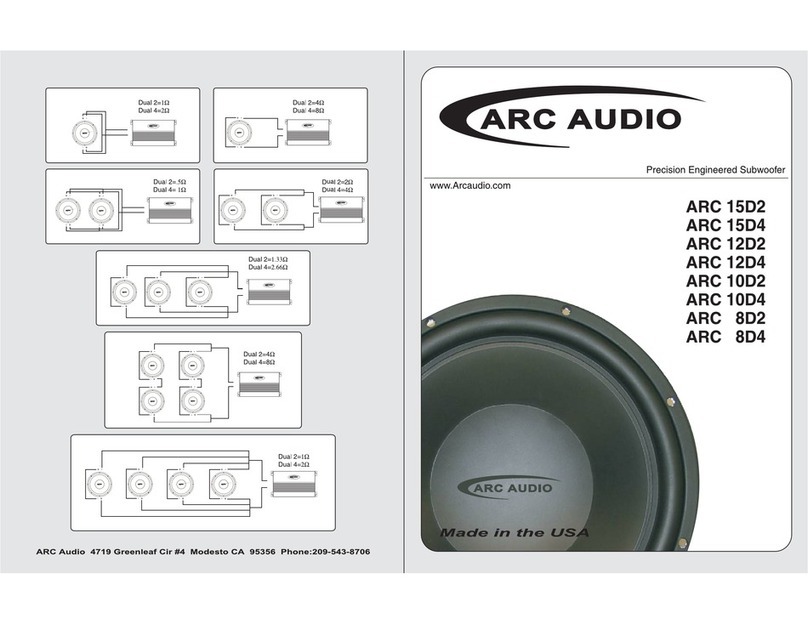 ARC Audio ARC 10D2 specification