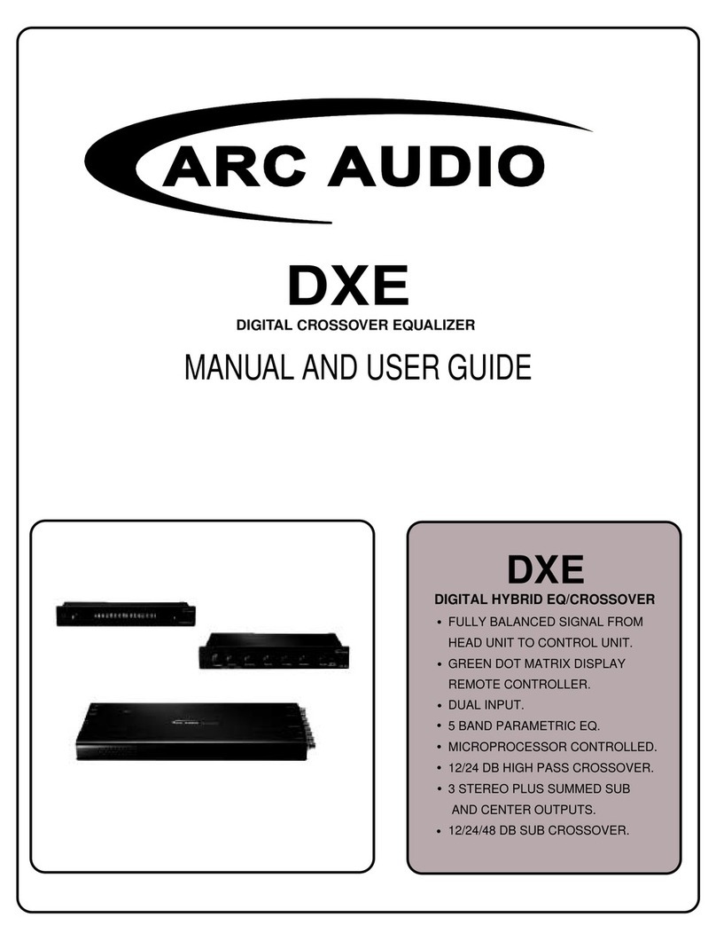 ARC Audio DXE Manual and user guide
