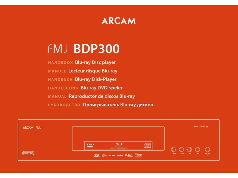 Arcam BDP300 Handbook