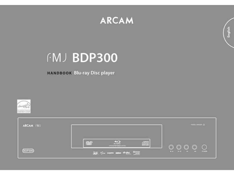 Arcam BDP300 Handbook