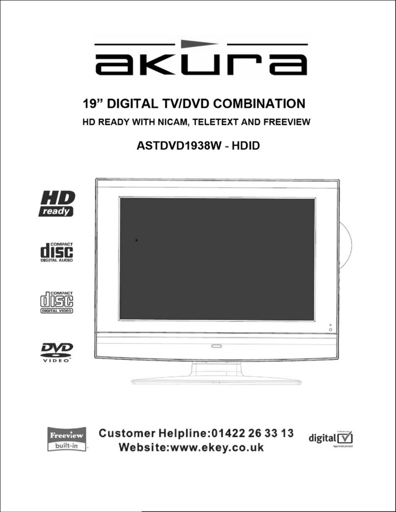Akura ASTDVD1938W-HDID User manual