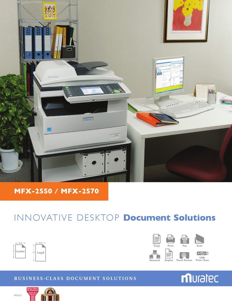 Muratec MFX-2550 Guide User manual
