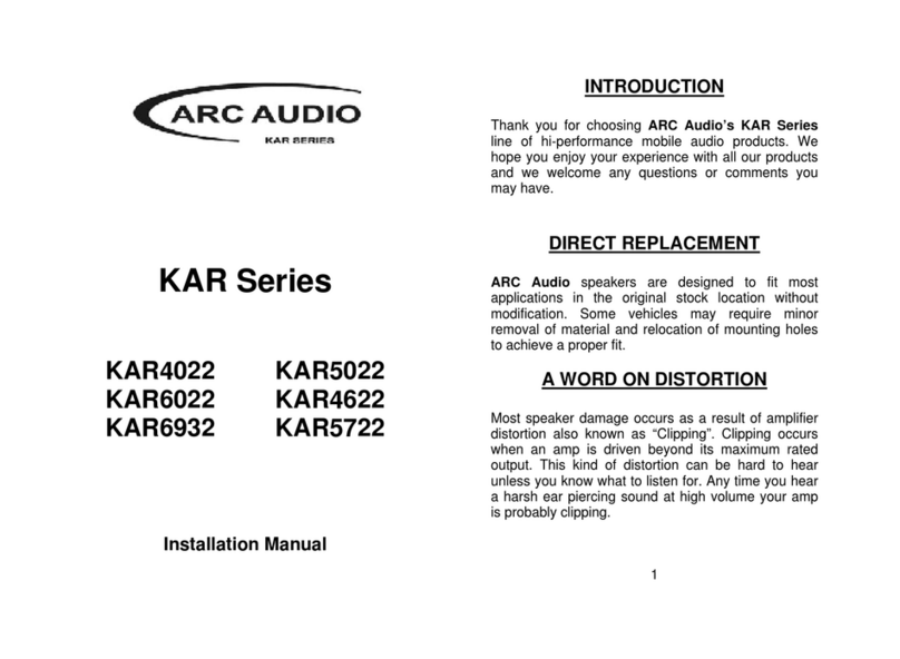 ARC Audio KAR4022 installation manual