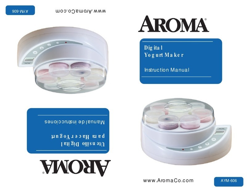 Aroma AYM-606 instruction manual