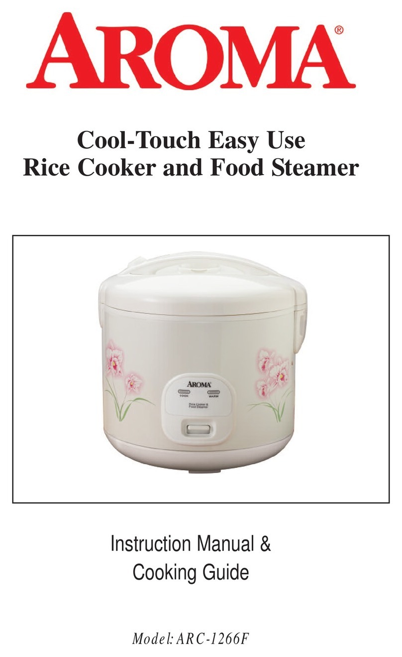 Aroma ARC-1266F Instruction manual & cooking guide
