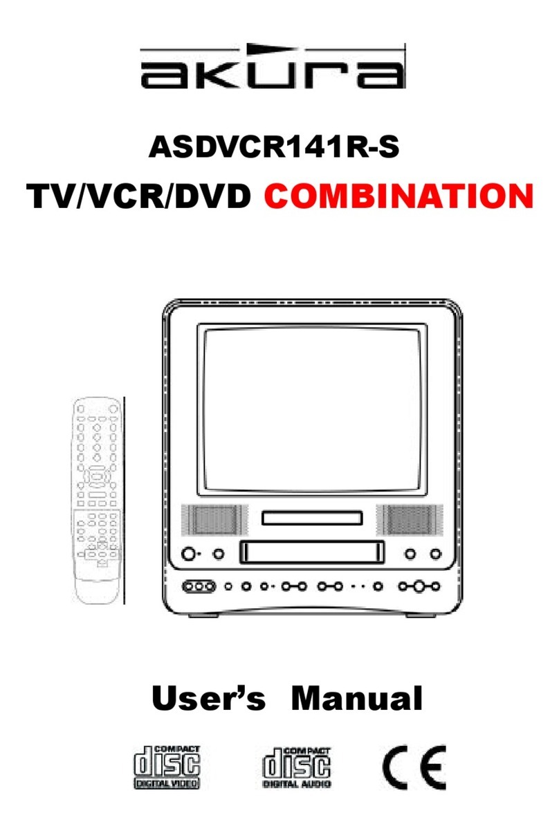 Akura ASDVCR141R-S user manual