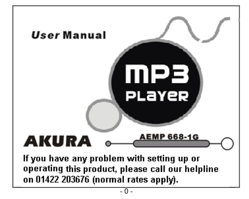 Akura AEMP668-1G user manual
