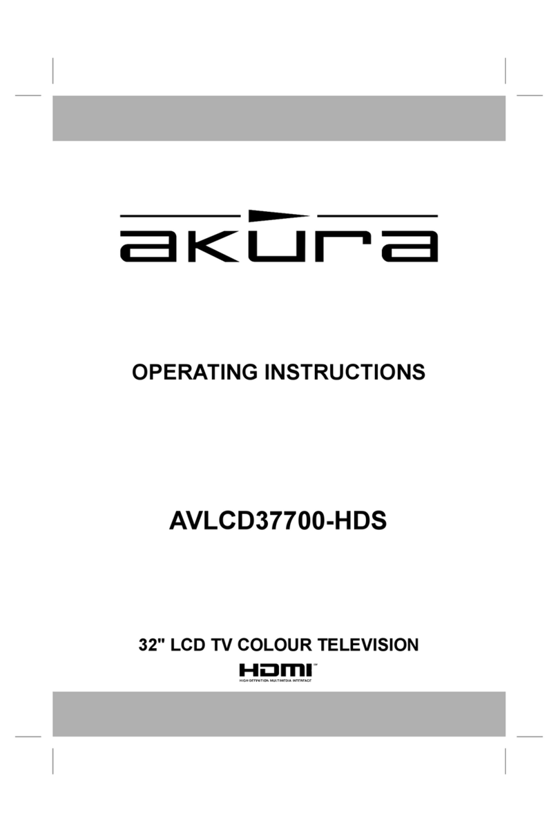 Akura AVLCD37700-HDS User manual Akura AVLCD37700-HDS User manual