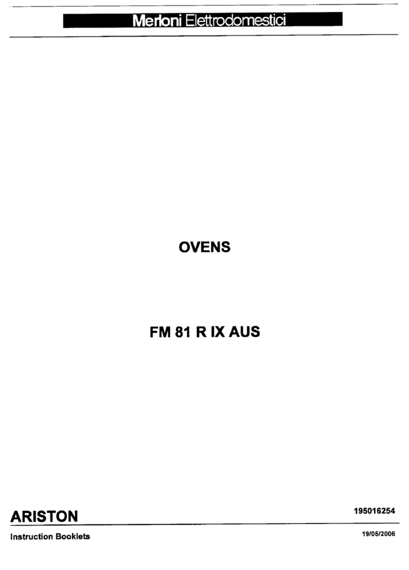 Ariston FM 81 R IX AUS Instruction booklet