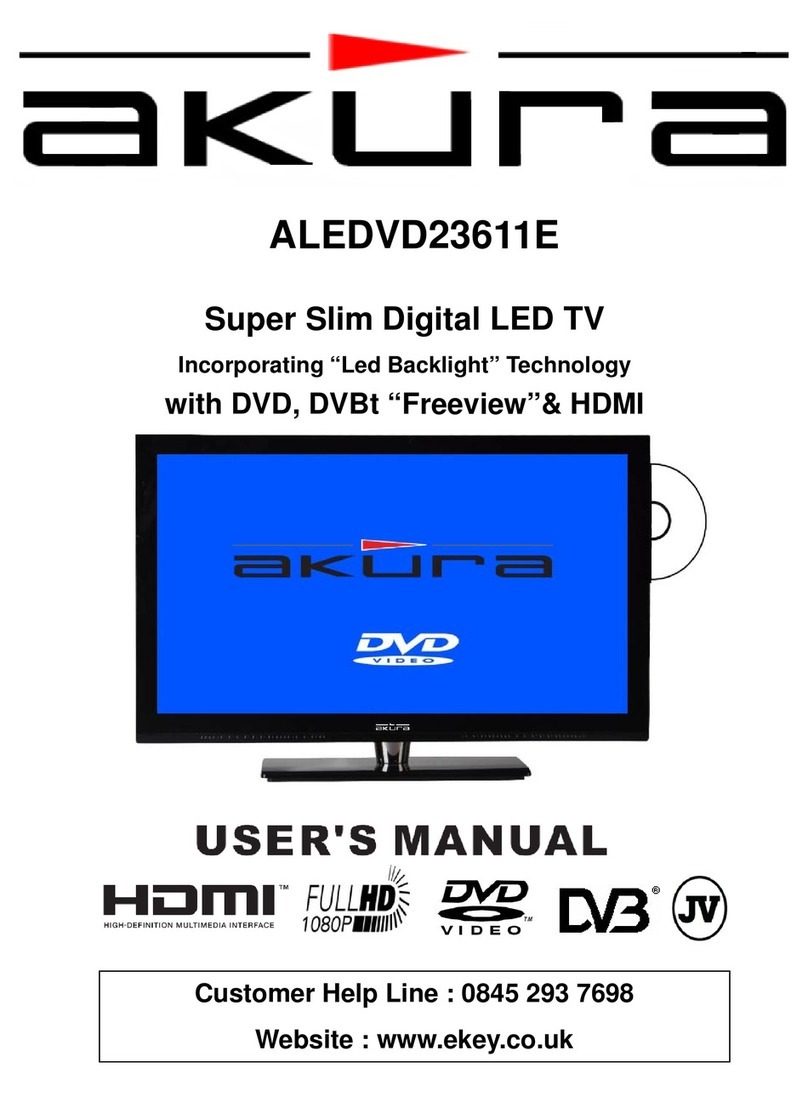 Akura ALEDVD23611E User manual