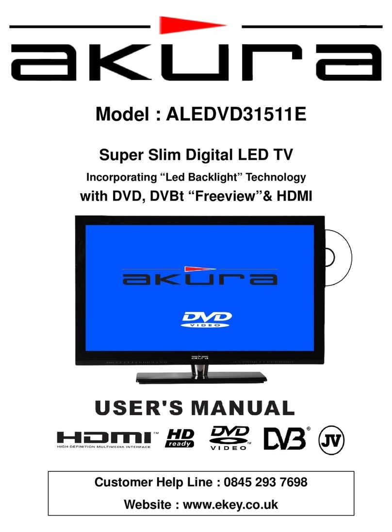 Akura ALEDVD31511E User manual