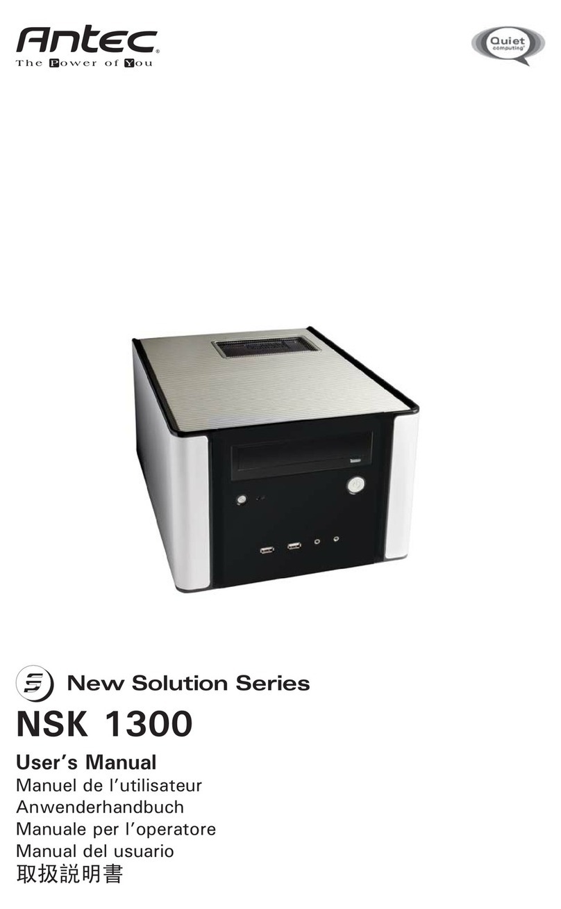 Antec New Solution NSK 1300 user manual