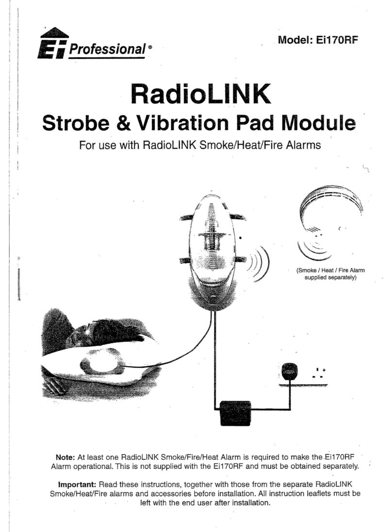 Ei Electronics RadioLINK Ei170RF User manual Ei Electronics RadioLINK Ei170RF User manual