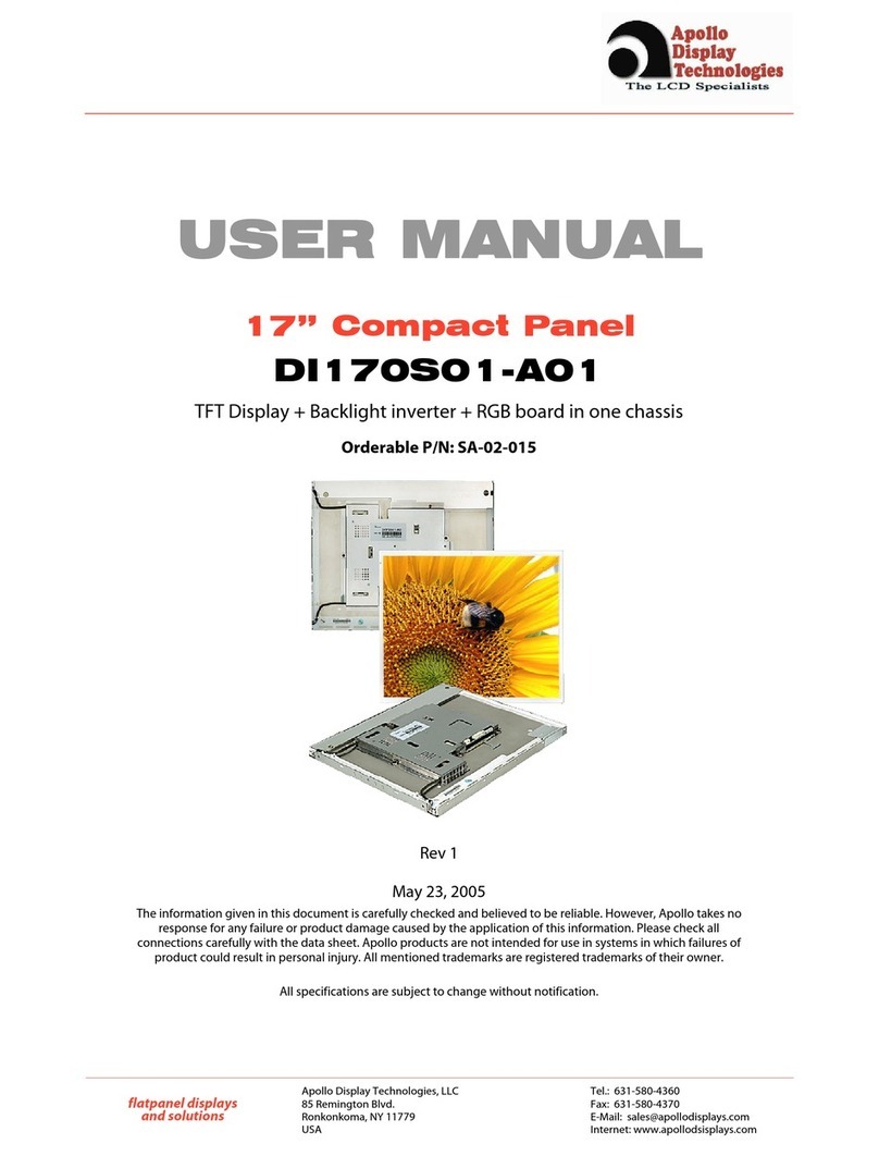 Apollo DI170S01-A01 User manual