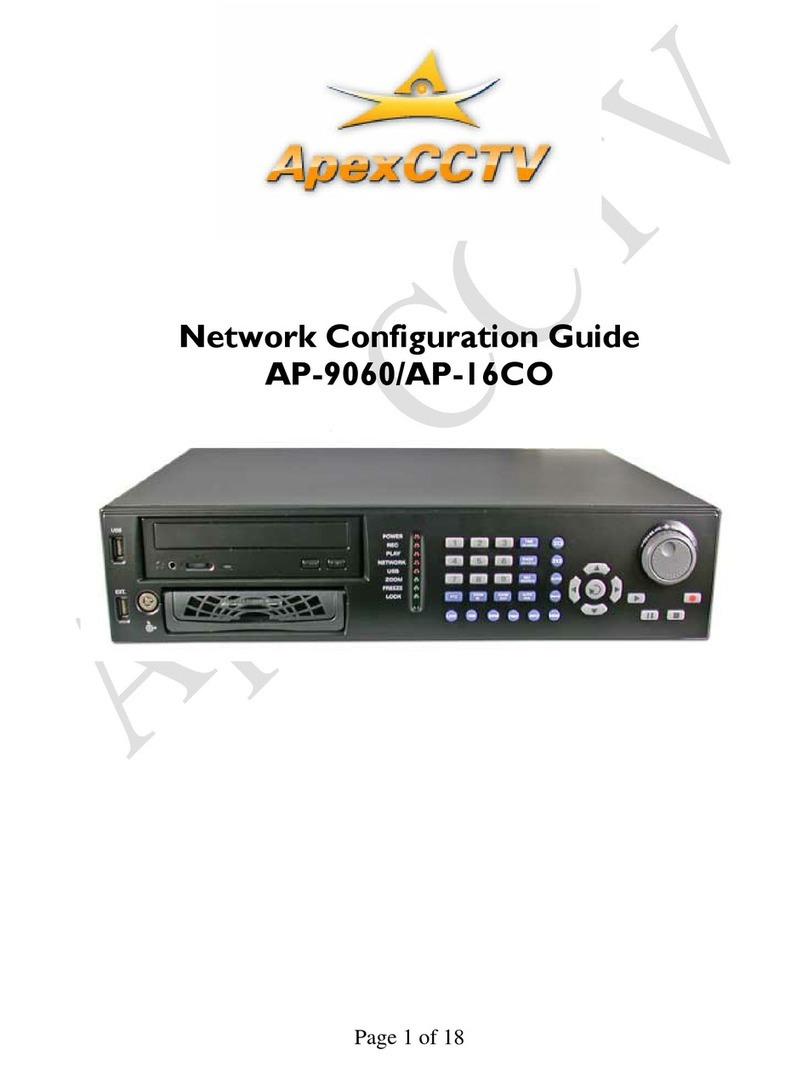 ApexCCTV AP-16CO Configuration guide