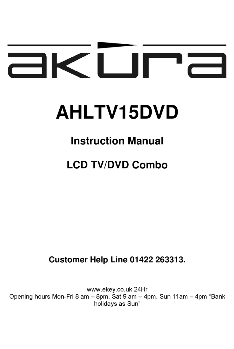 Akura AHLTV15DVD User manual