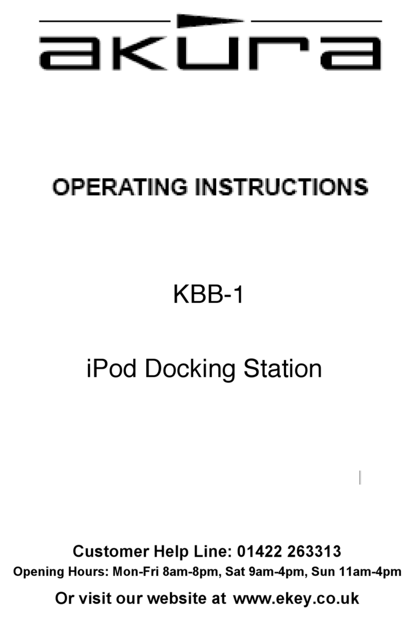 Akura KBB-1 User manual