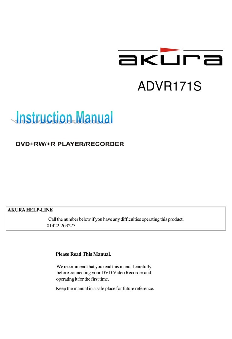 Akura ADVR171S instruction manual