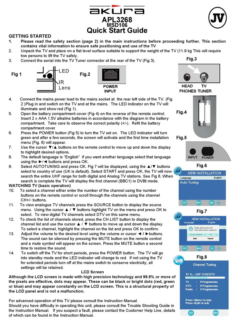 Akura APL3268 (MSD106) User manual