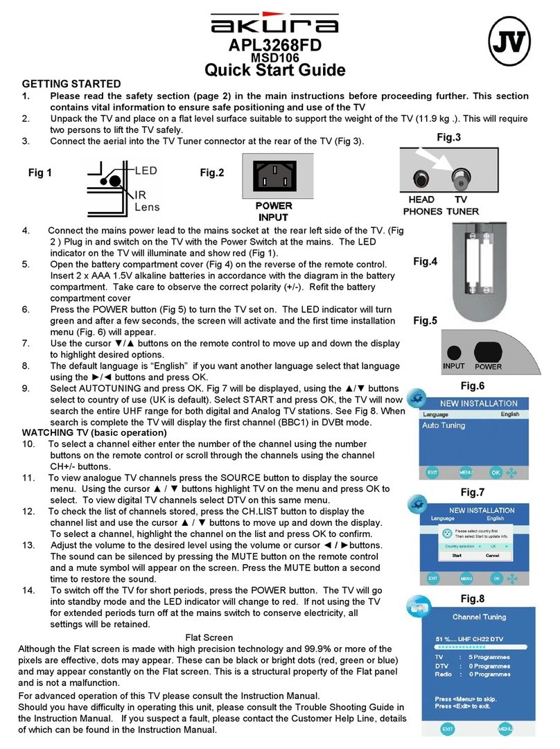 Akura APL3268FD User manual