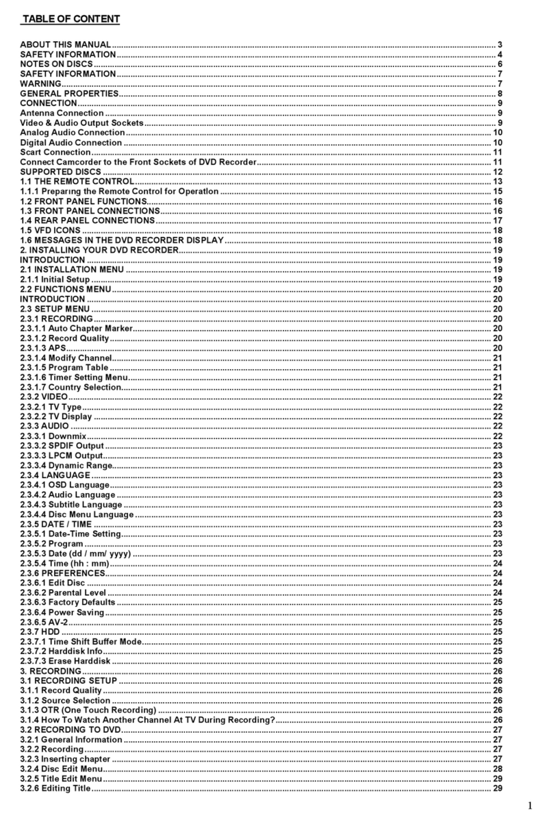 Akura DVD+R/RW and DVD-R/RW Recorder instruction manual