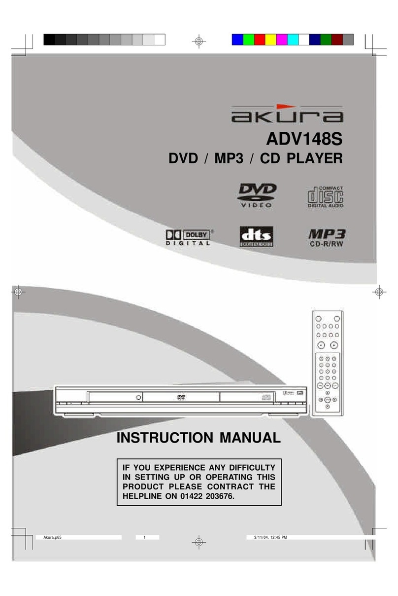 Akura ADV148S User manual