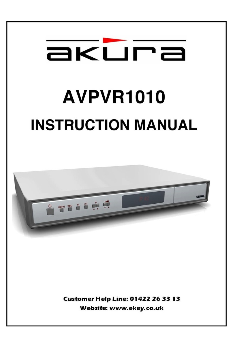 Akura AVPVR1010 instruction manual