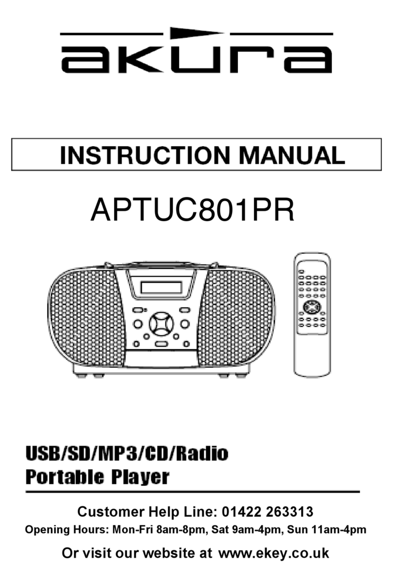 Akura APTUC801 PR instruction manual