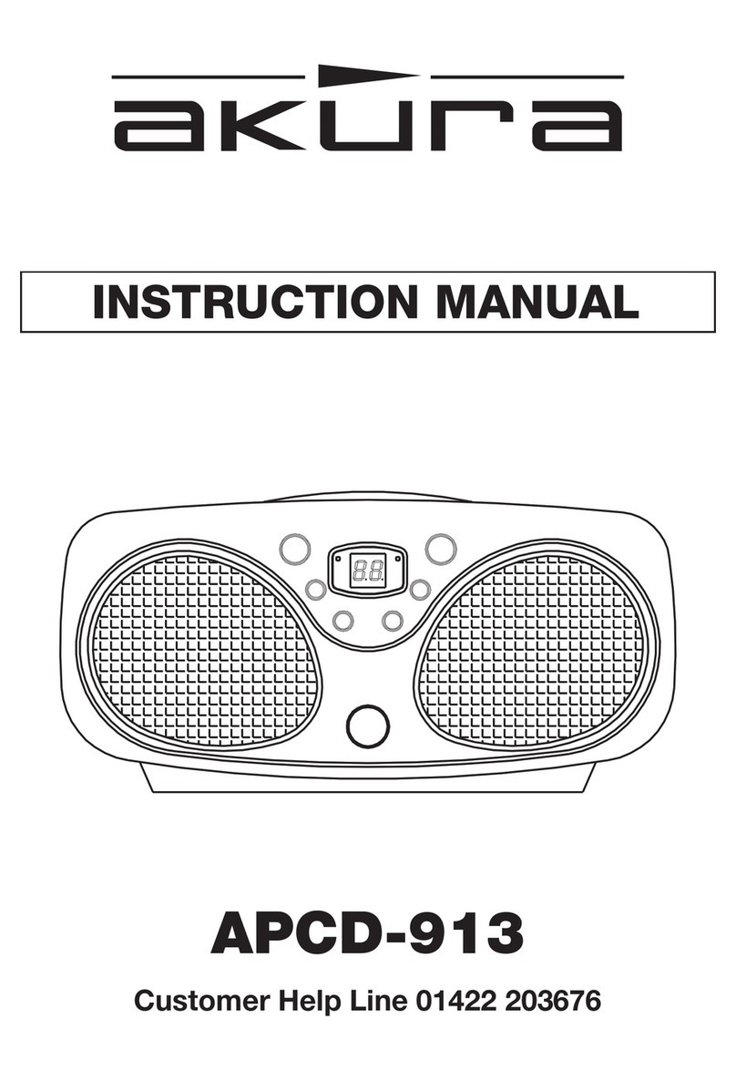 Akura APCD-913 User manual