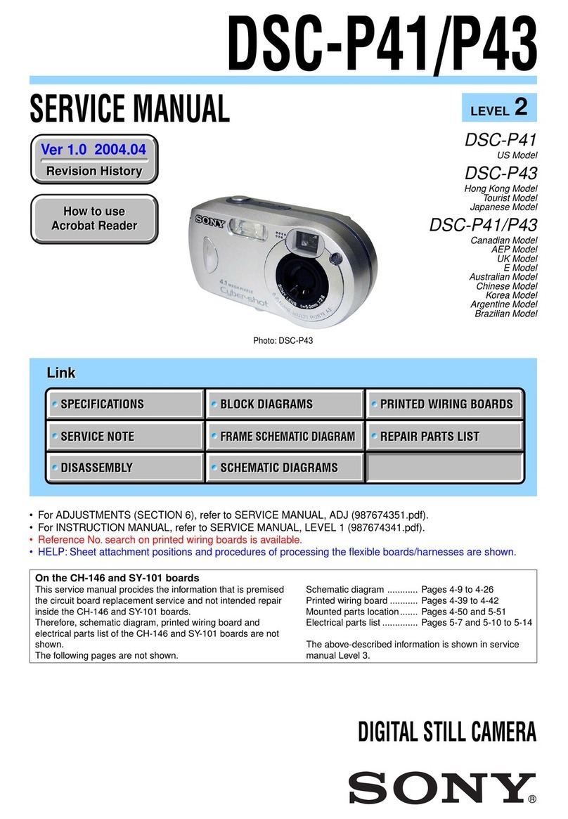 Sony DSC-P41 - Cyber-shot Digital Still Camera User manual Sony DSC-P41 - Cyber-shot Digital Still Camera User manual
