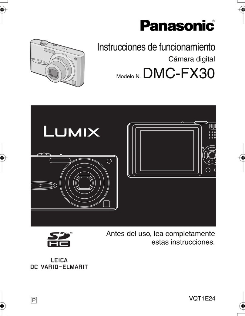 Panasonic DMC-FX30A - Lumix Digital Camera Instruction Manual