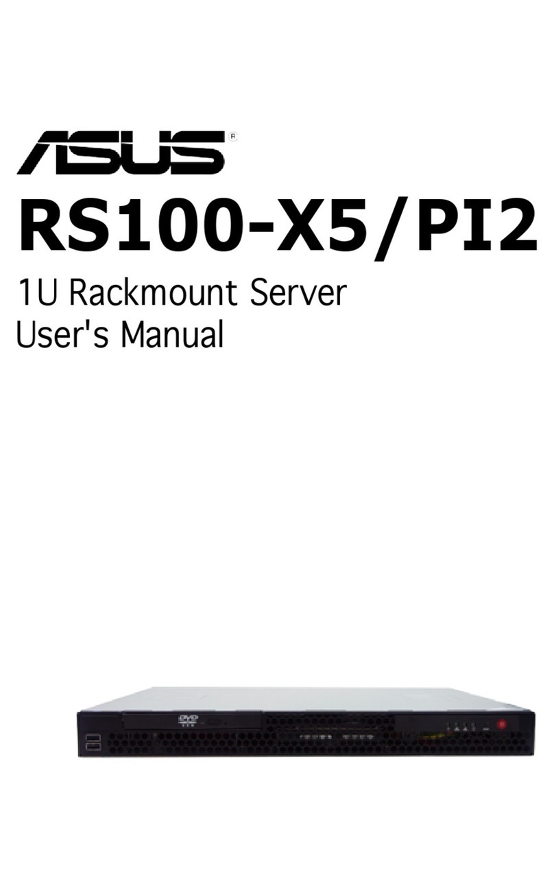 Asus RS100-X5 - 0 MB RAM User manual