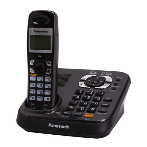 Panasonic KX-TG9341T - Cordless Phone - Metallic User manual