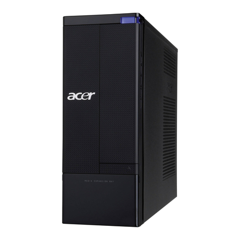 Acer Aspire X3950 User manual