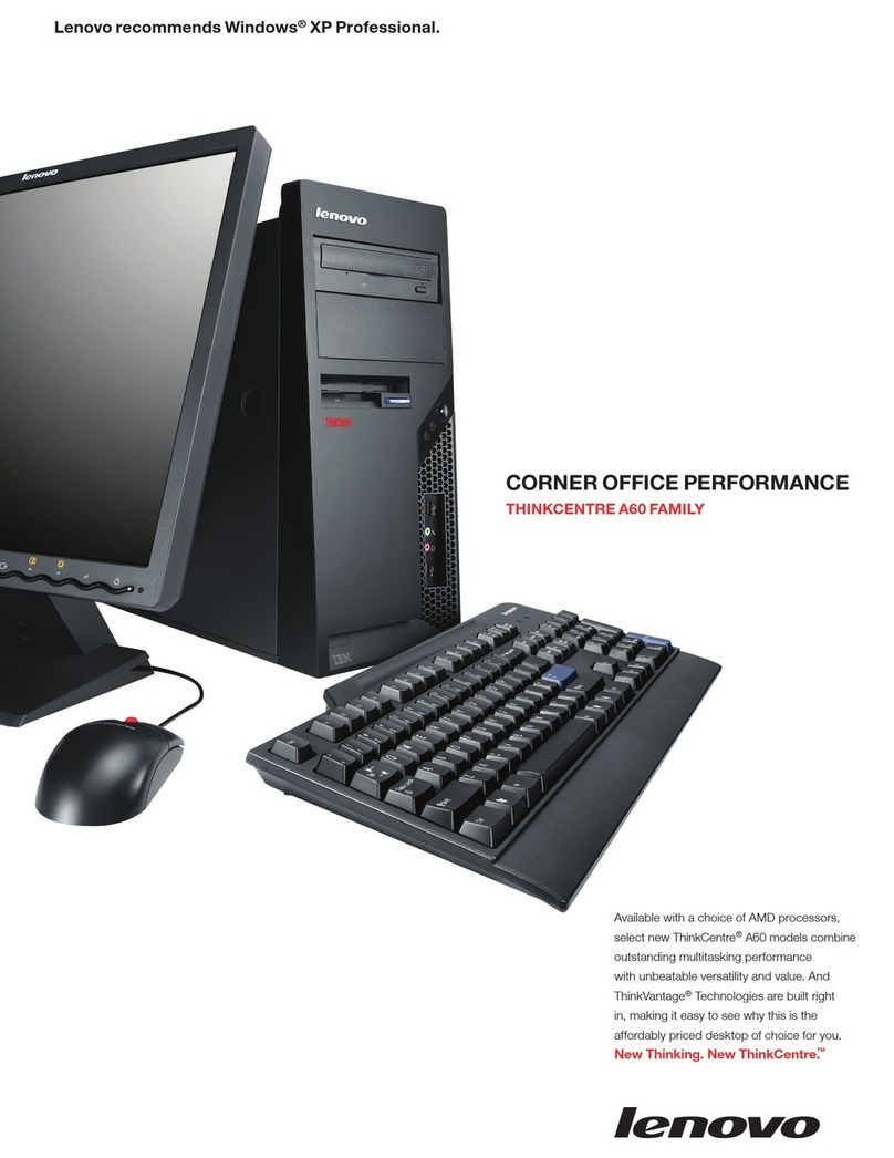 Lenovo ThinkCentre A60 User manual