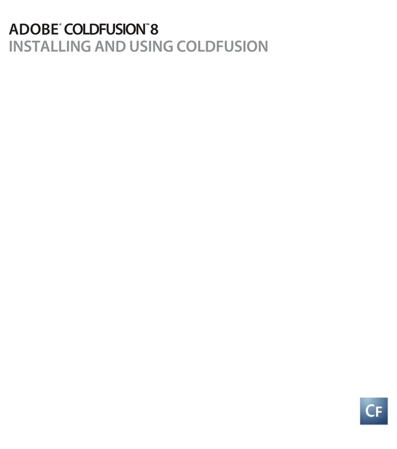 Adobe 38043740 - ColdFusion Standard - Mac User manual