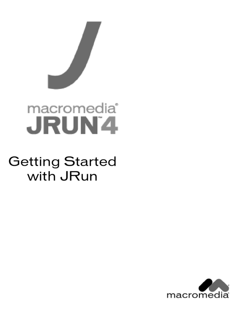 MACROMEDIA 38000382 - Macromedia JRun - Mac Getting started guide
