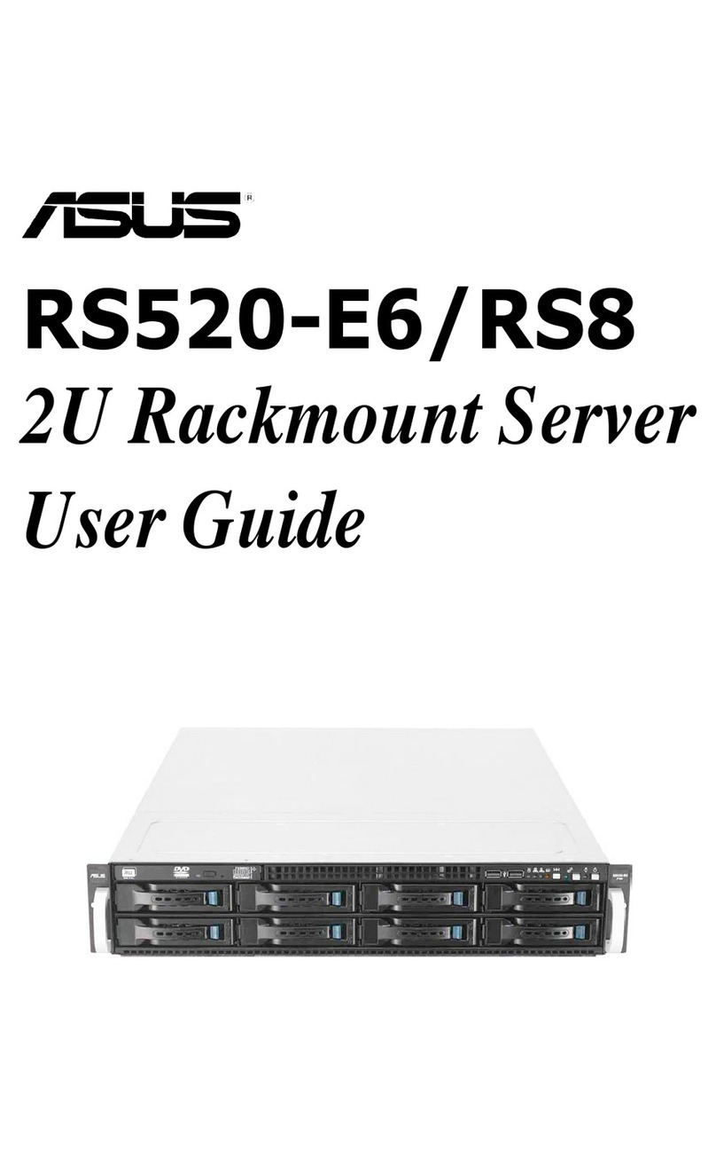 Asus RS520-E6 - 0 MB RAM User manual