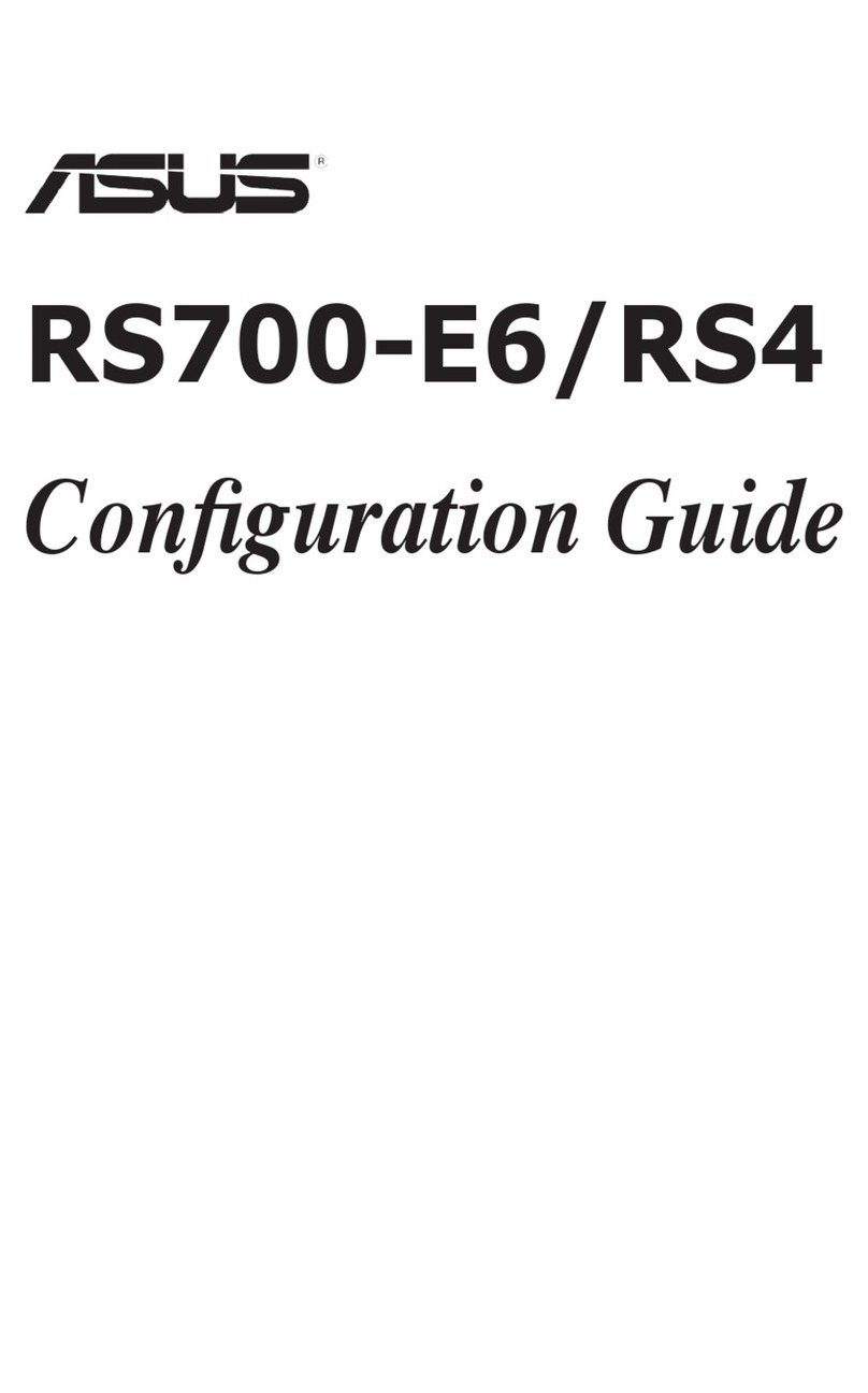 Asus RS700-E6 - 1U Rm Bb Tylesburg 36D Xeon-dp 4XSATA... User manual Asus RS700-E6 - 1U Rm Bb Tylesburg 36D Xeon-dp 4XSATA... User manual