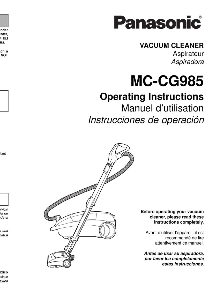 Panasonic MC-CG985 operating instructions