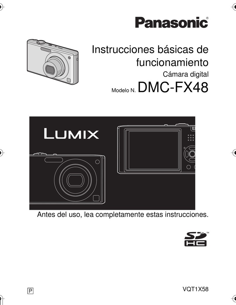 Panasonic DMC-FX48K - Lumix Digital Camera Instruction Manual