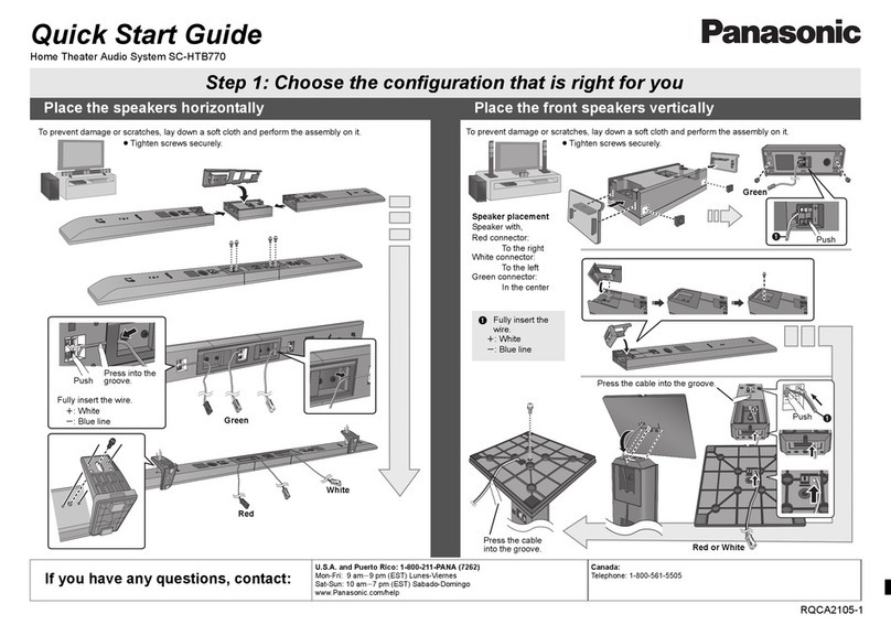 Panasonic SC-HTB770S User manual