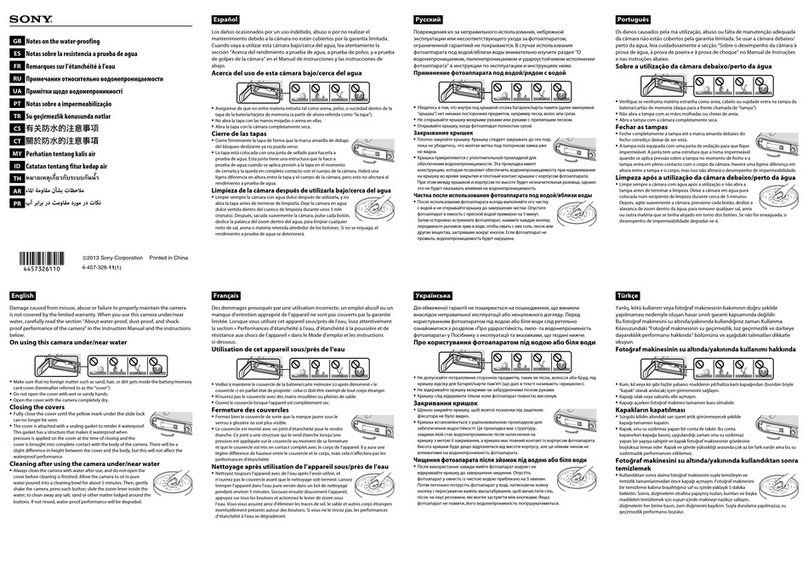 Sony Cyber-shot DSC-TF1 Quick start guide Sony Cyber-shot DSC-TF1 Quick start guide