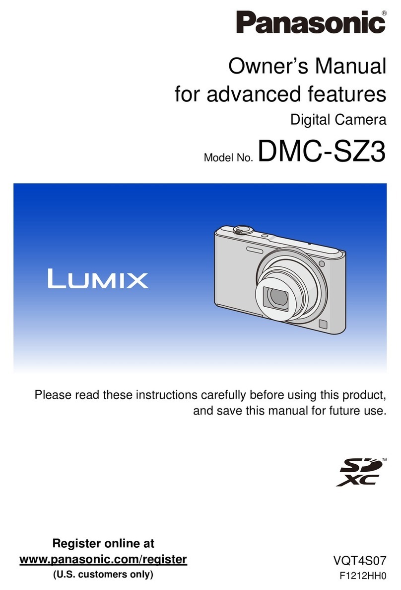 Panasonic DMC-SZ3V User manual Panasonic DMC-SZ3V User manual